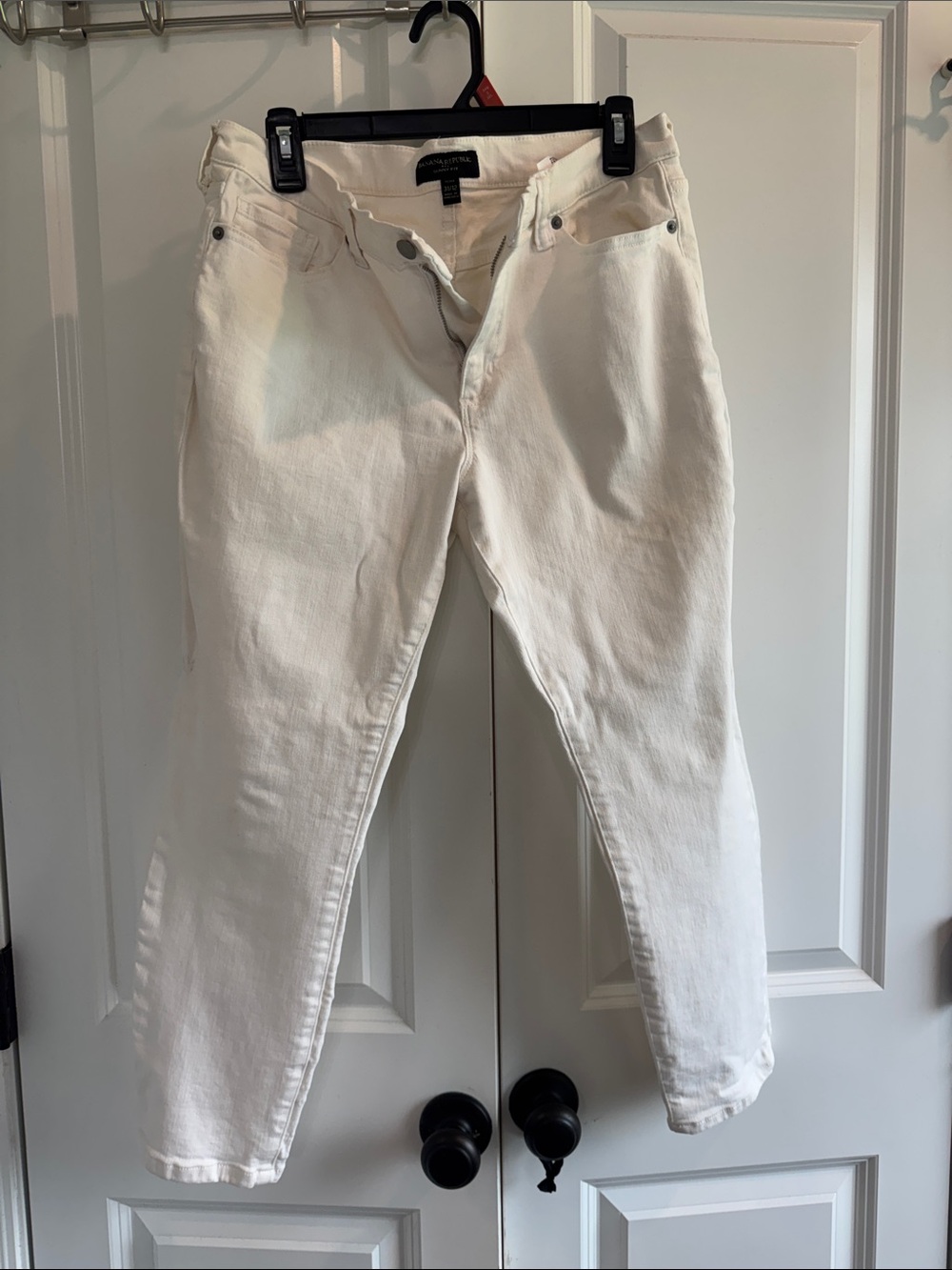 Banana Republic White Skinny Jeans